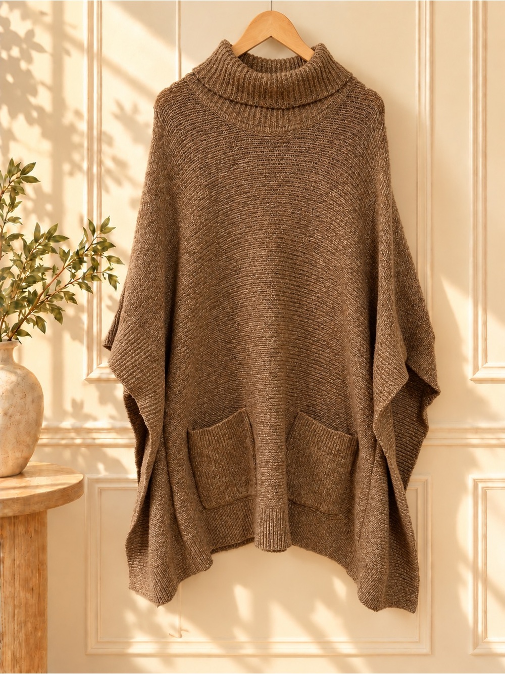 Michael Kors Brown Knit Sweater Size M